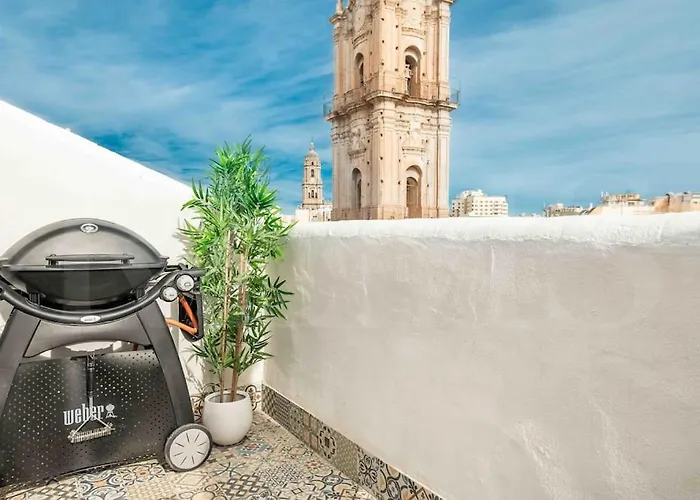 Private Terrace, Barbecue & Cathedral View By Rems Lejlighed *